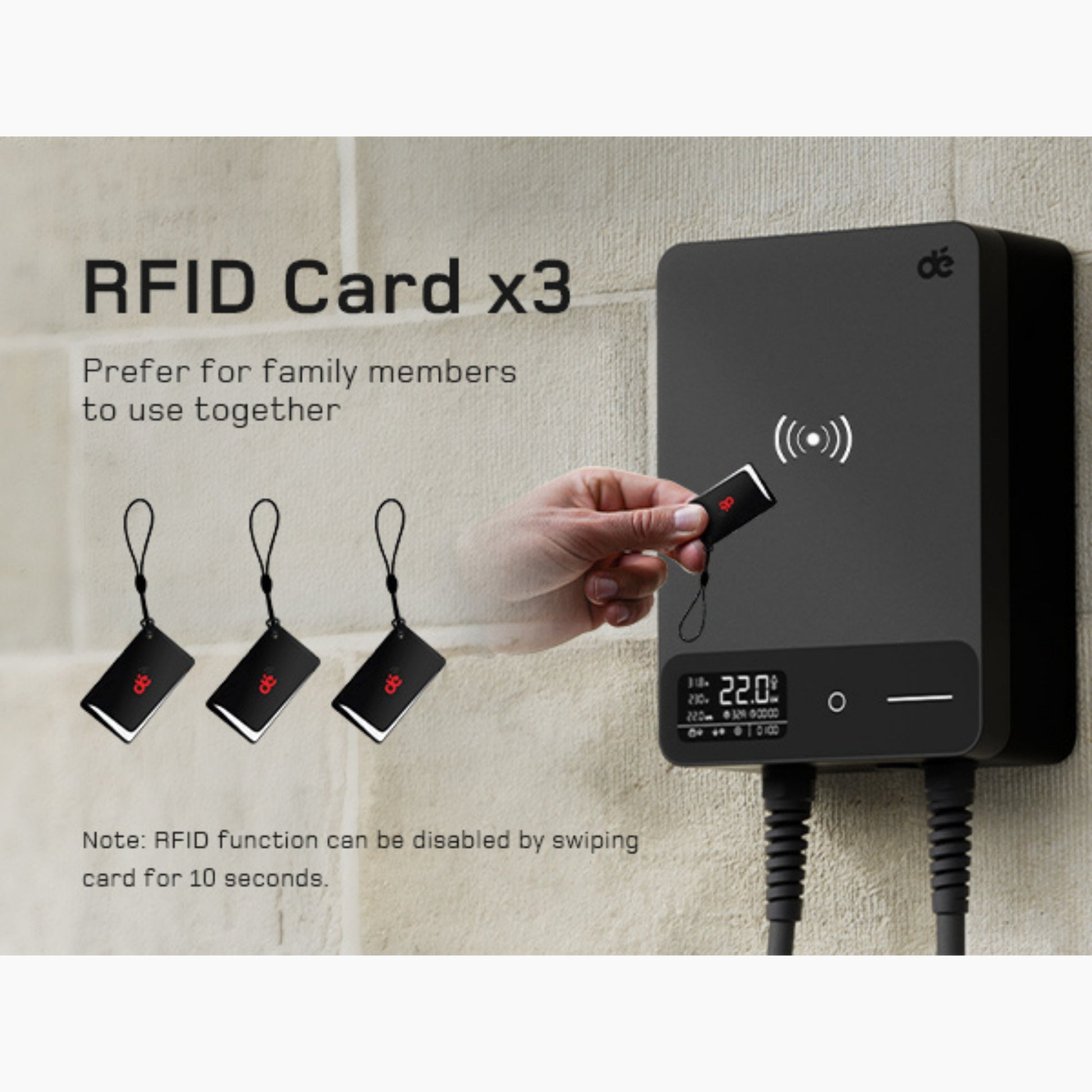 Wallbox Home | Slim Laadstation 11 of 22kW | Type 2 Kabel & App-besturing