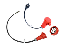 BlackCharge® CEE verloopstekkers - BlackCharge CEE 16A naar EU stopcontact + vrouwelijk naar 5 aders