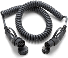 Ratio E-Line Type 2 Laadkabel – Coiled | 3 Fase | 16A | 11kW | 4 Meter | Spiraalkabel - BlackCharge Default Title