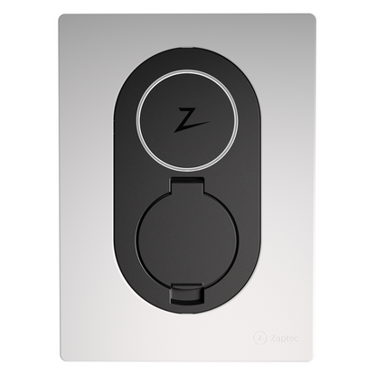 Zaptec GO 2 – Slimme laadpaal 22 kW met socket | RFID | Optioneel met installatie - BlackCharge Asphalt Black